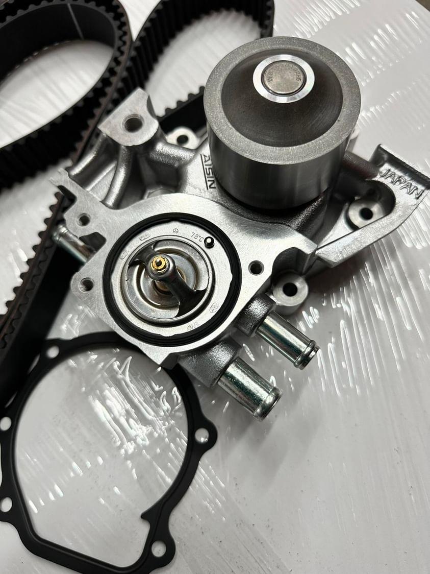AISIN TKF-004 Engine Timing Belt Kit with Water Pump For Turbo Models 04 - 21 STI