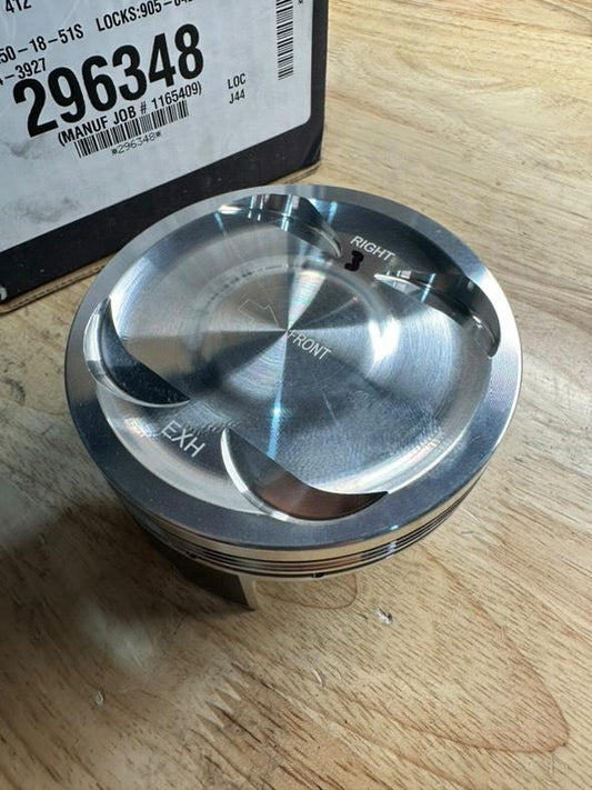 JE, Subaru, EJ Series, 3.927 in. Bore, 8.50:1, Inverted Dome/Dish, 4 Cyl. Complete Piston Kit